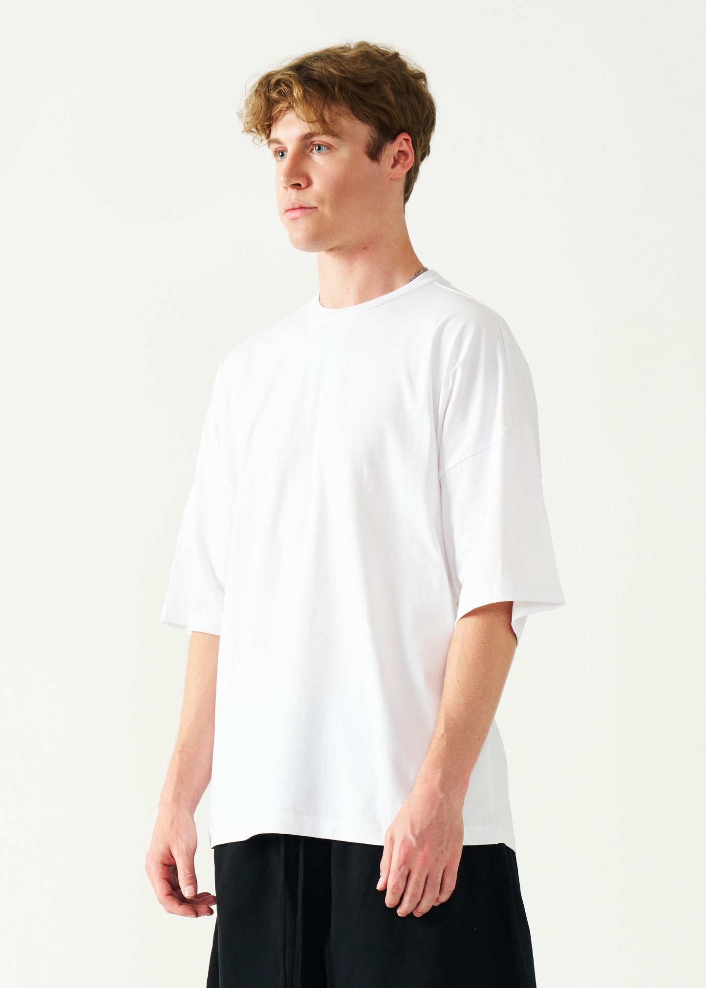 Combed Cotton Oversized Boxy T-Shirt