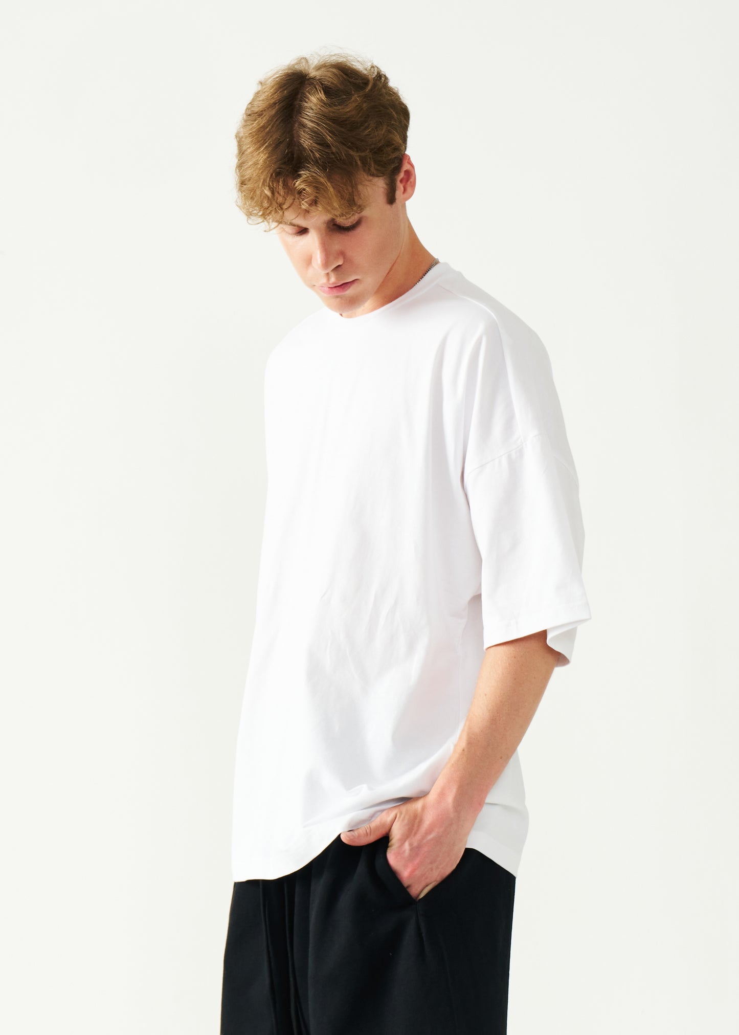 Combed Cotton Oversized Boxy T-Shirt