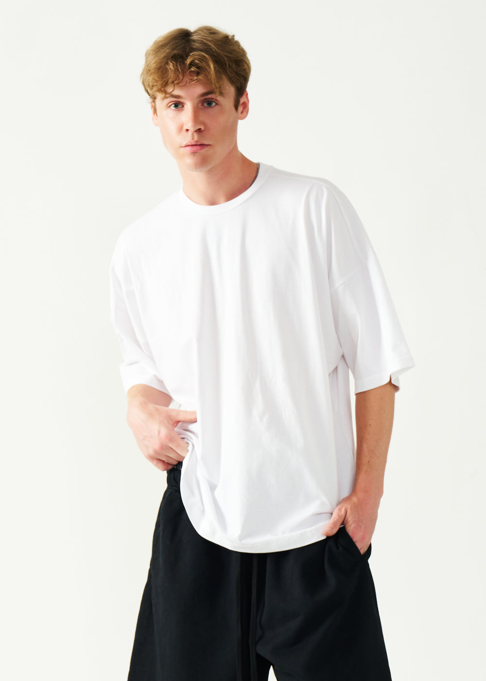 Combed Cotton Oversized Boxy T-Shirt