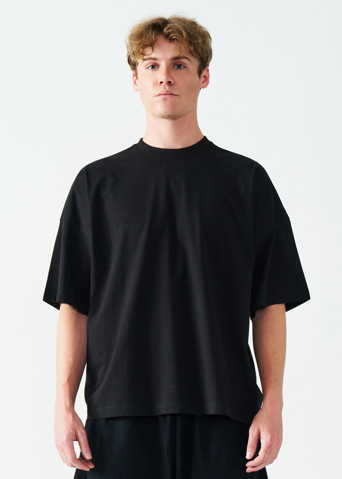 Combed Cotton Oversized Boxy T-Shirt