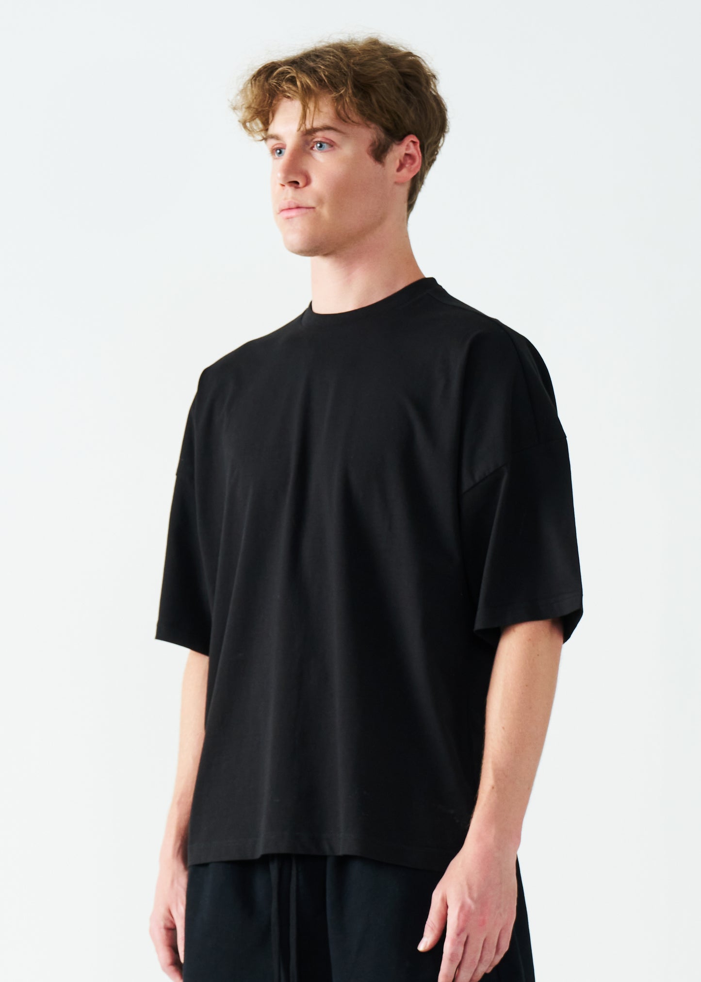 Combed Cotton Oversized Boxy T-Shirt
