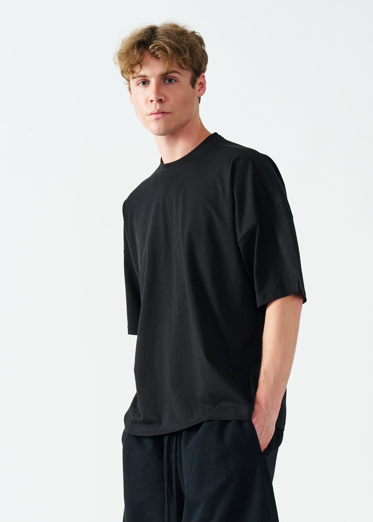 Combed Cotton Oversized Boxy T-Shirt