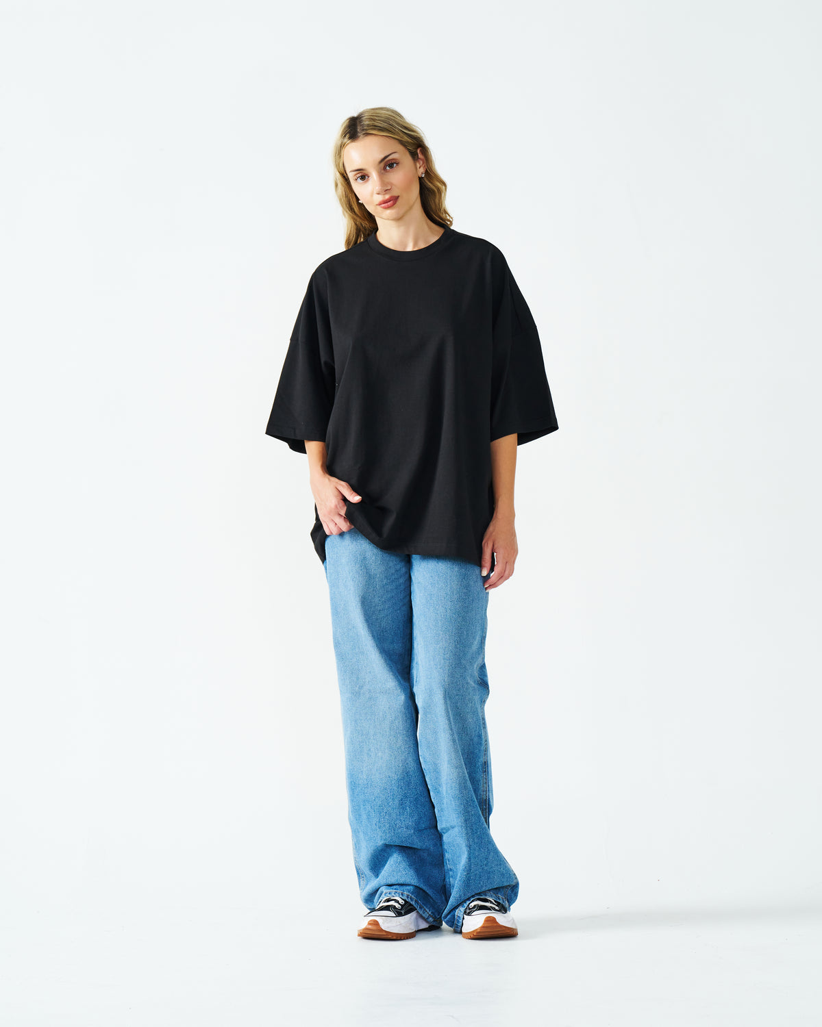 Oversized Combed Cotton Women's T-Shirt