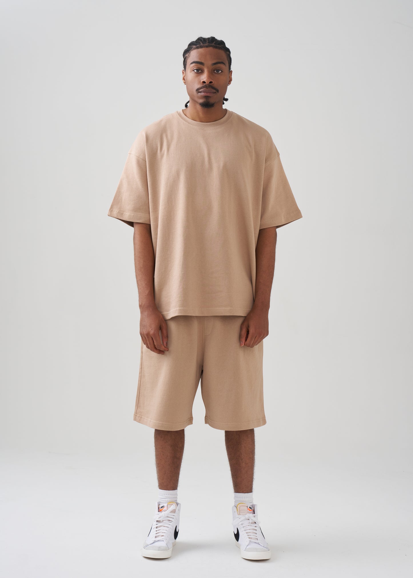 9 OZ Heavyweight French Terry T-Shirt And Short Set
