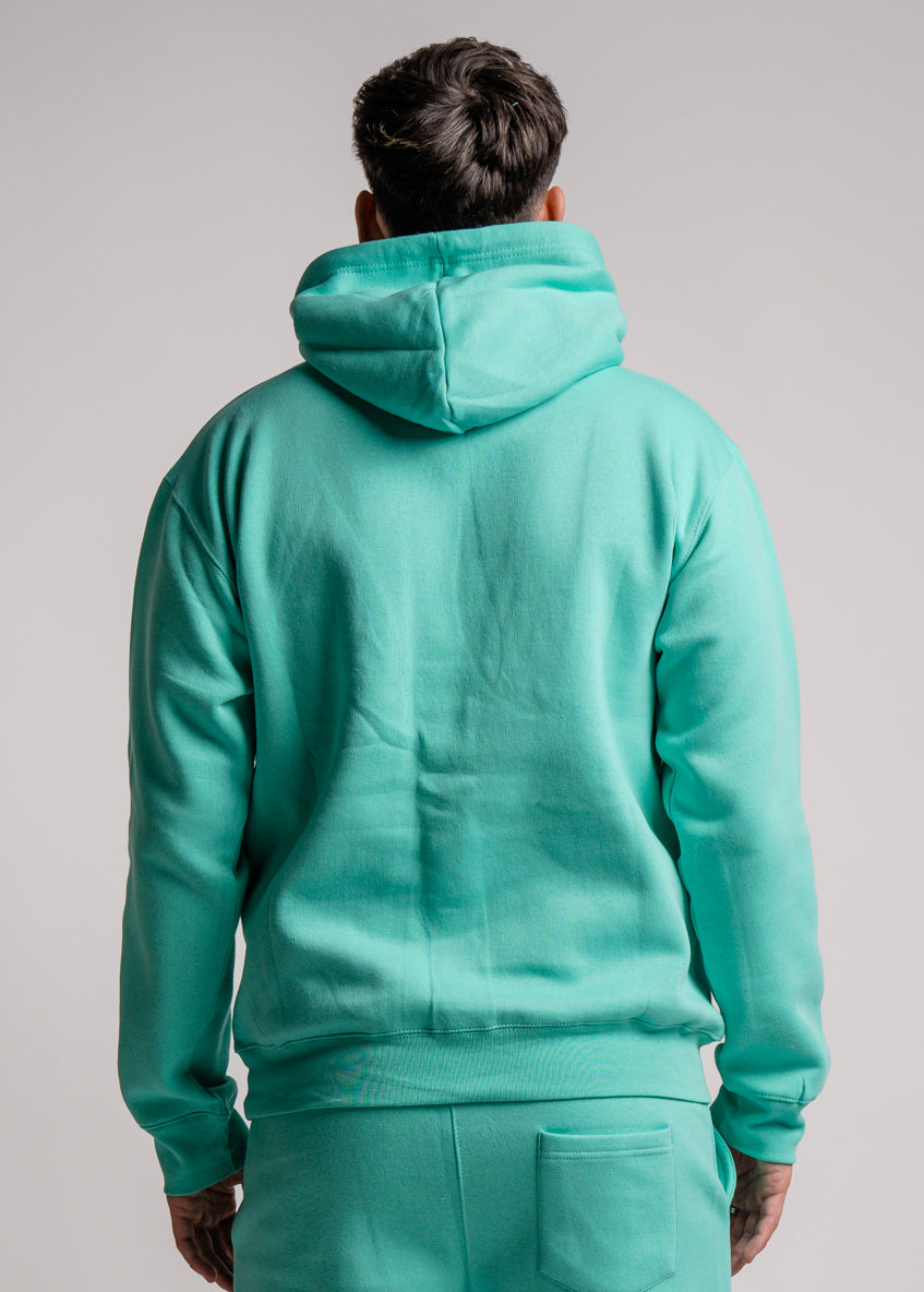 Mint Heavy Blend Fleece Hooded Sweatshirt