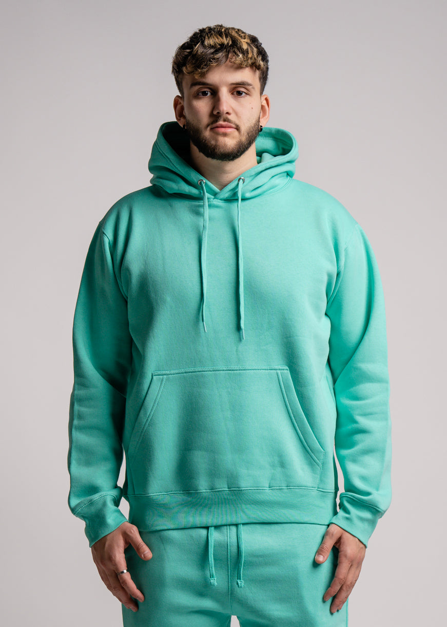 Mint Heavy Blend Fleece Hooded Sweatshirt