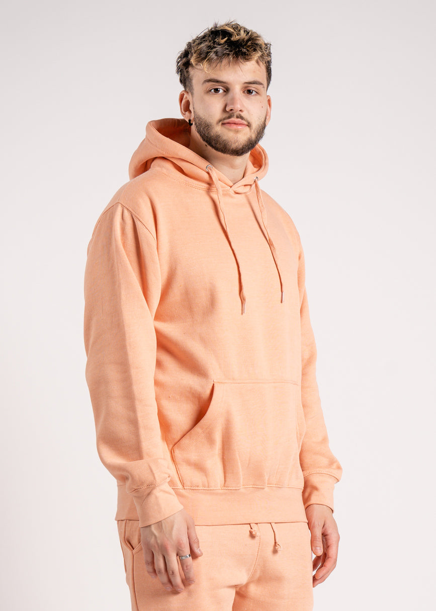 Peach Heavy Blend Fleece Hooded Sweatshirt – Blank Knights