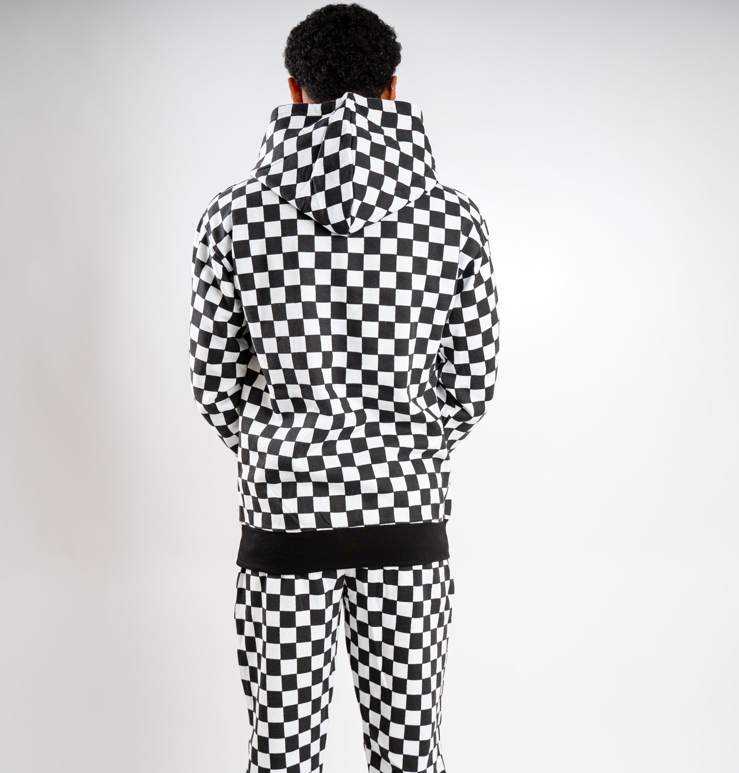 Checkered Heavy Blend Fleece SweatSuit