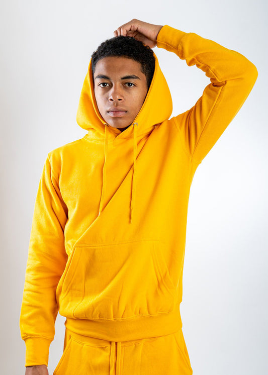 Gold Heavy Blend Fleece Hooded Sweatshirt