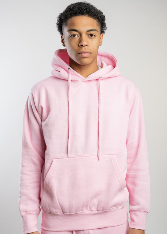Light Pink Heavy Blend Fleece Hooded Sweatshirt