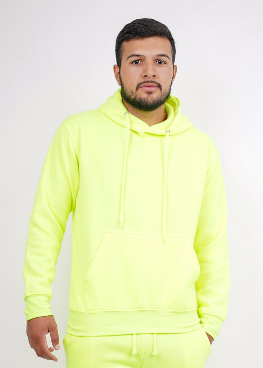 Neon Lime Heavy Blend Fleece Sweatshirt