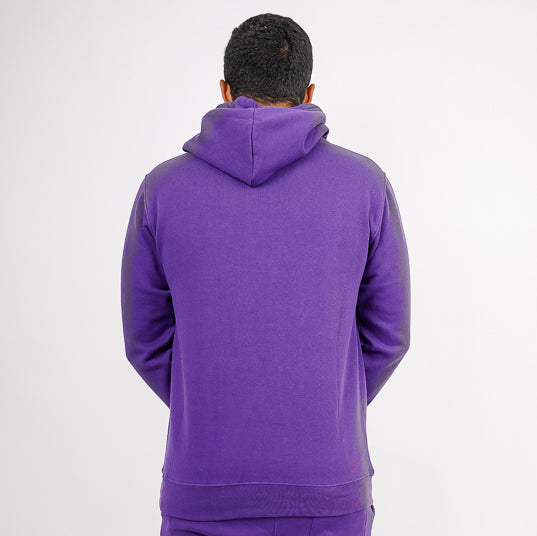 Purple Heavy Blend Fleece Hooded Sweatshirt