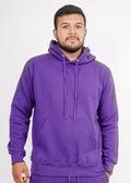 Purple Heavy Blend Fleece Hooded Sweatshirt