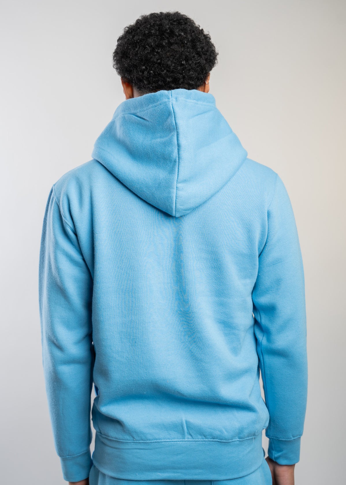 Sky Blue Heavy Blend Fleece Hooded Sweatshirt