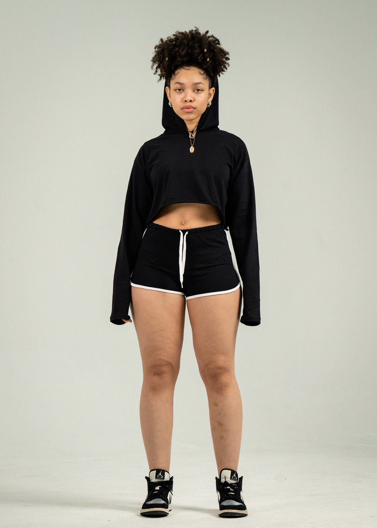 Crop-Top Short Set