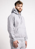 Gray Heavy Blend Fleece Hooded Sweatshirt