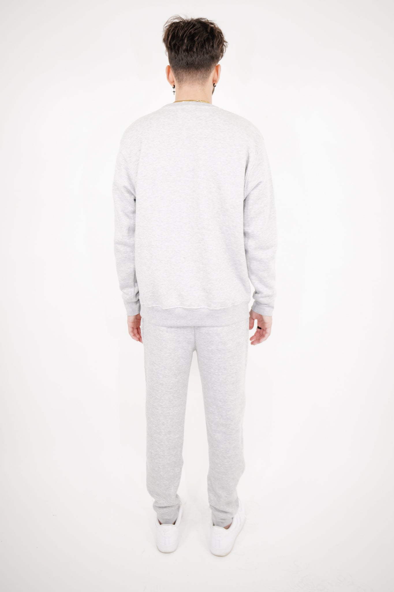 Tight Fleece Crew-Neck SweatSuit