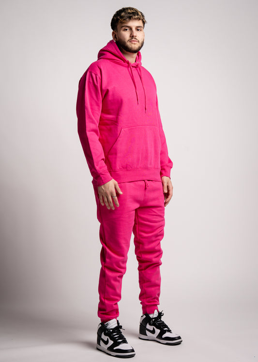 Hot Pink Heavy Blend Fleece SweatSuit
