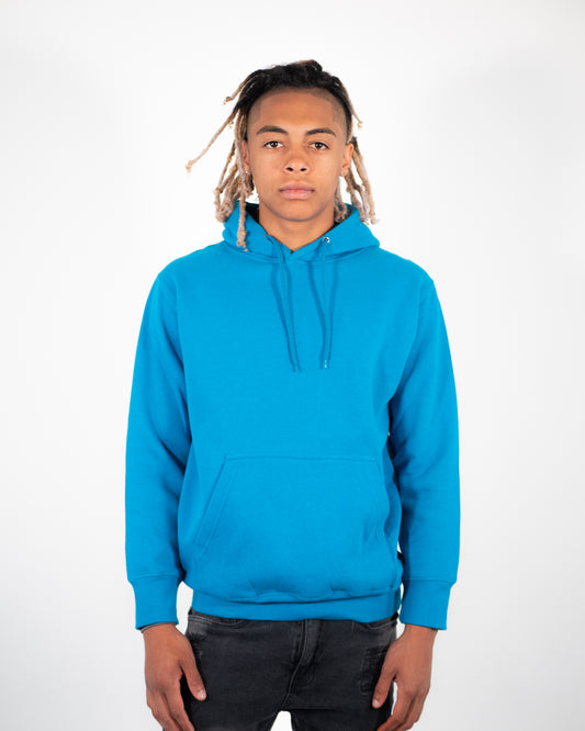 Turquoise Heavy Blend Fleece Hooded Sweatshirt