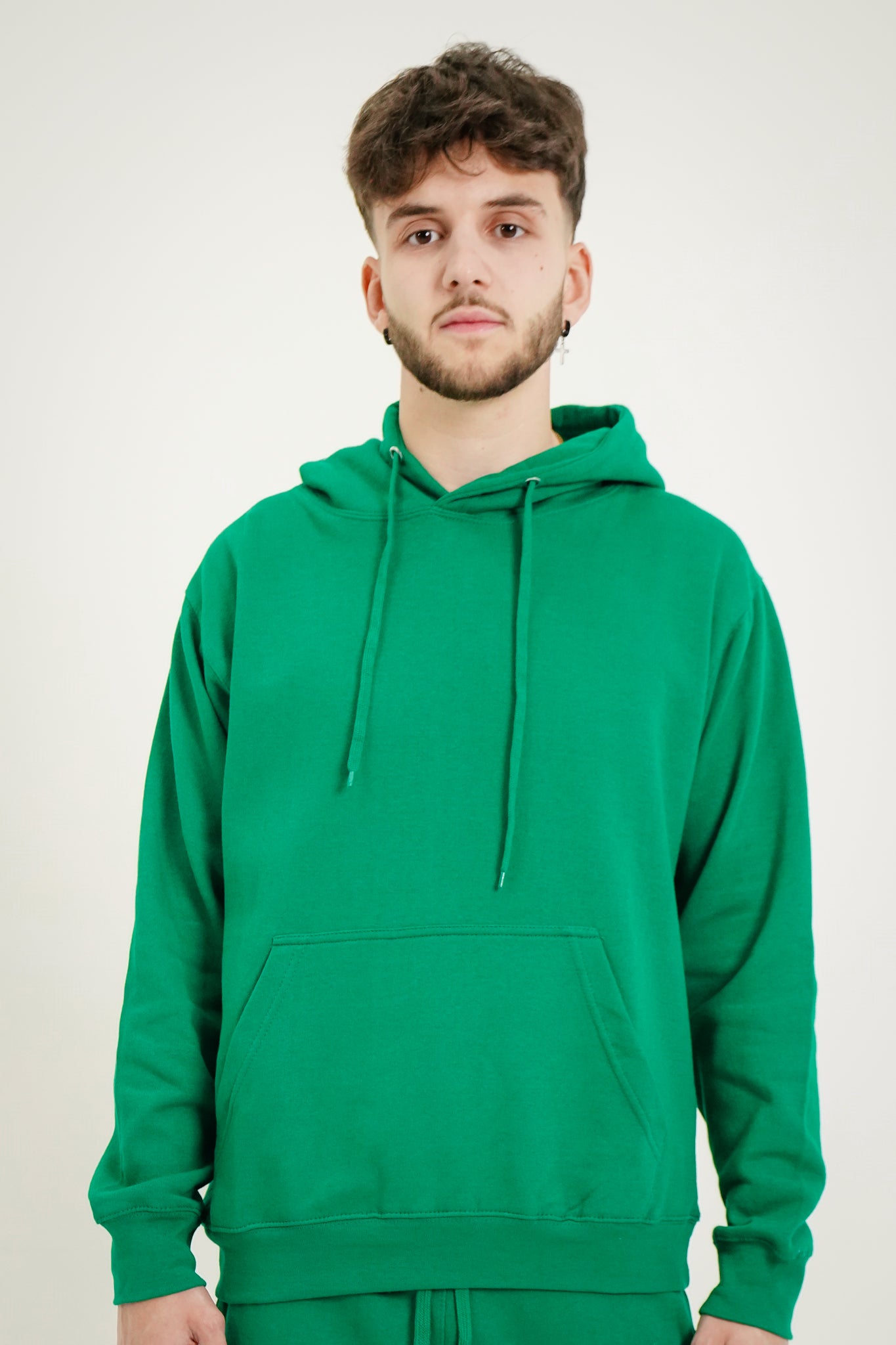 Kelly Green Heavy Blend Fleece Hooded Sweatshirt