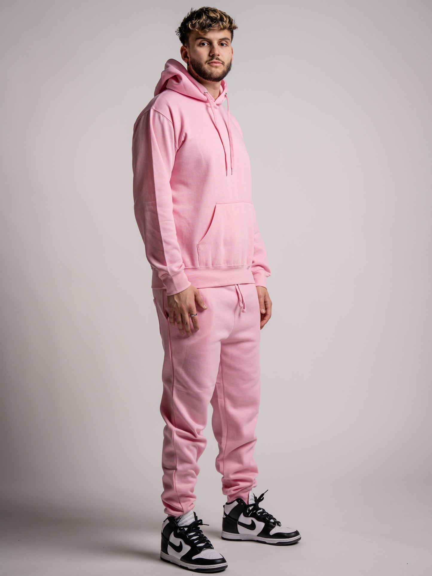 Light Pink Heavy Blend Fleece SweatSuit