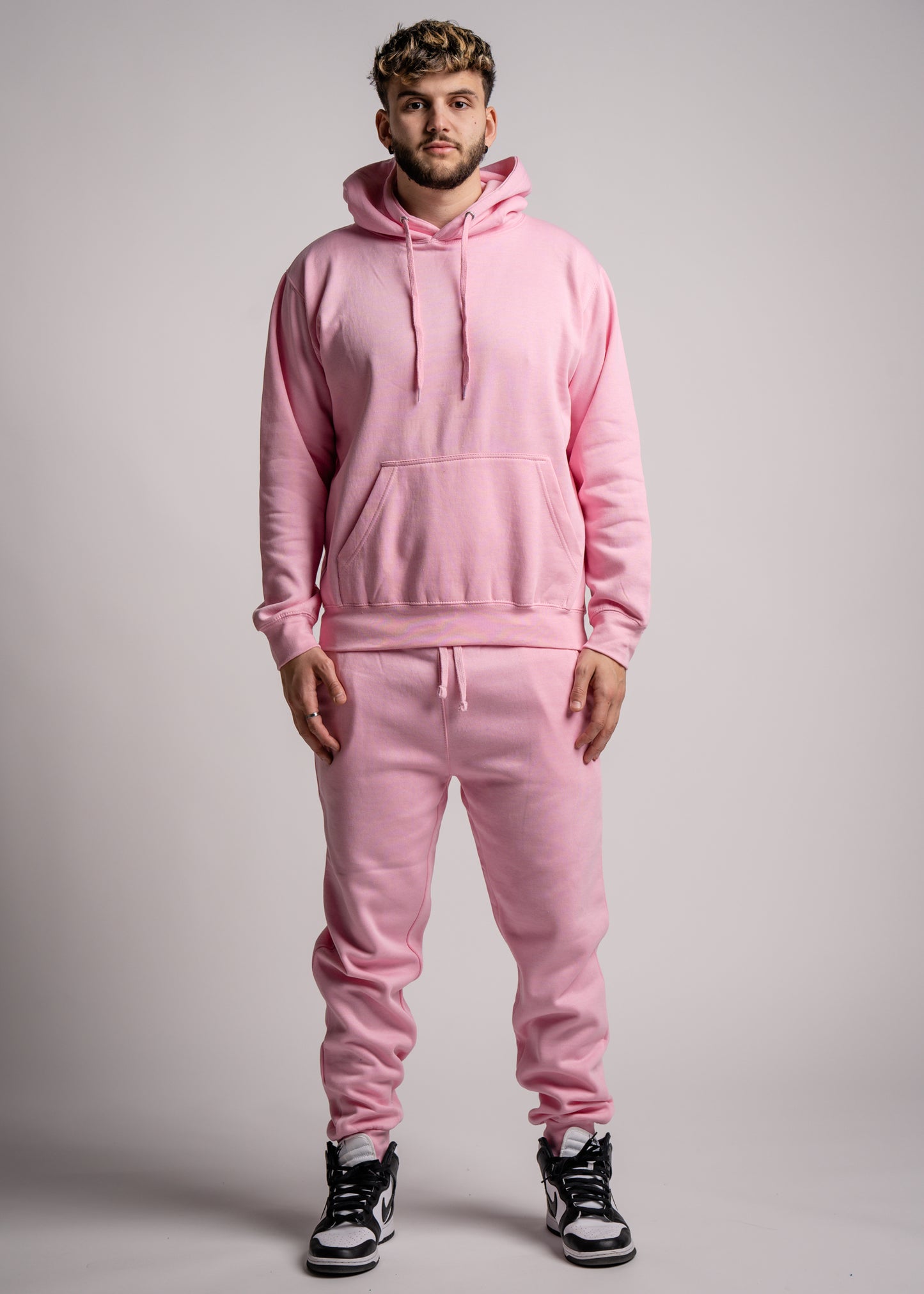 Light Pink Heavy Blend Fleece SweatSuit