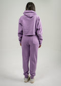 Lilac Crop Top SweatSuit