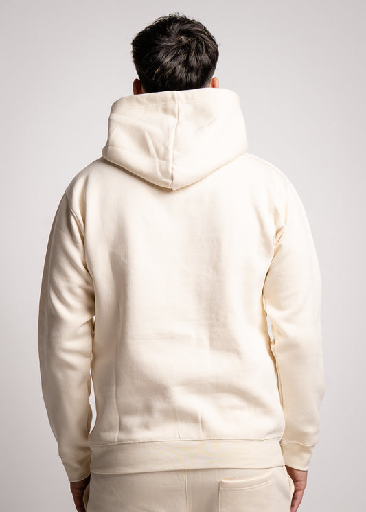 Off-White Heavy Blend Fleece Hooded Sweatshirt