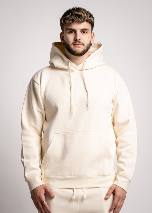 Off-White Heavy Blend Fleece Hooded Sweatshirt