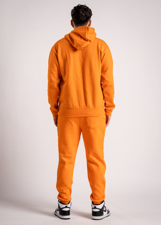 Orange Heavy Blend Fleece SweatSuit