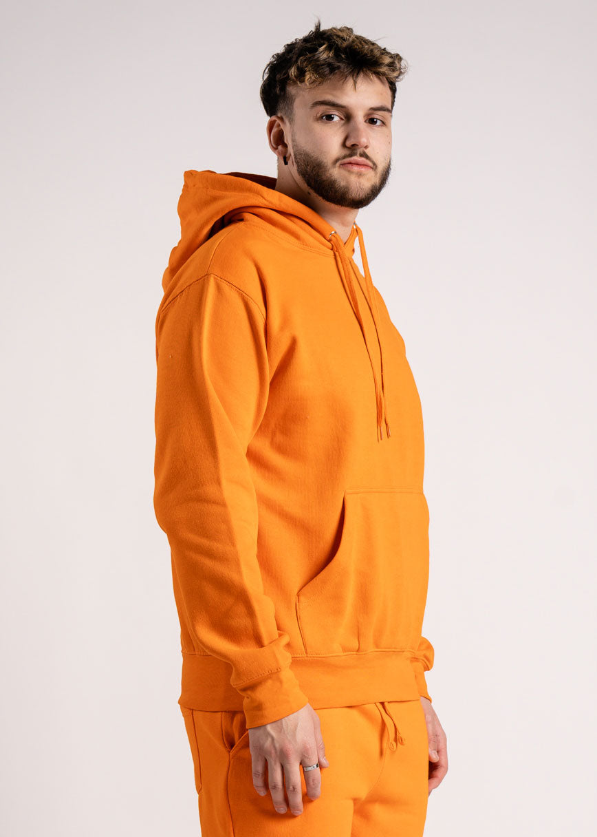 Orange Heavy Blend Fleece Hooded Sweatshirt