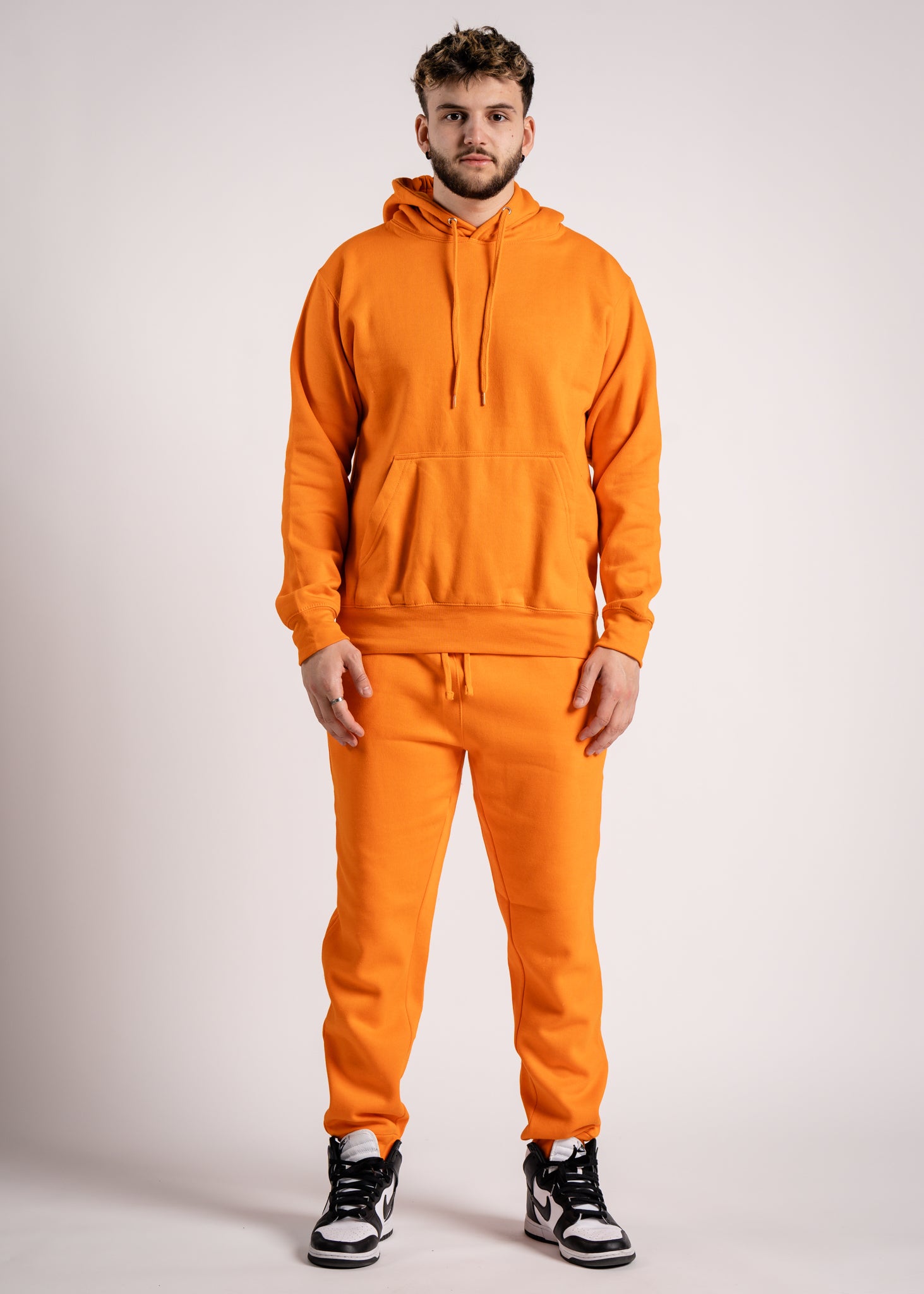 Orange Heavy Blend Fleece SweatSuit – Blank Knights