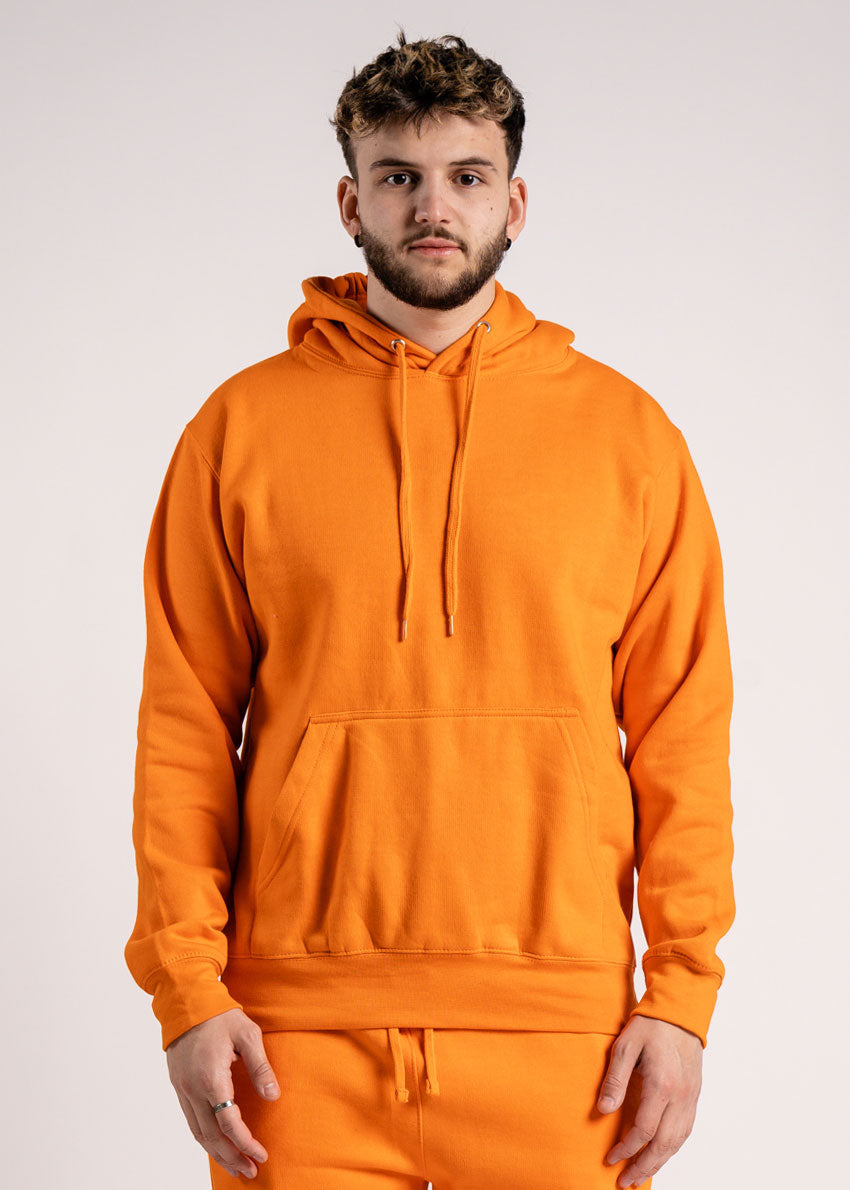 Orange Heavy Blend Fleece Hooded Sweatshirt