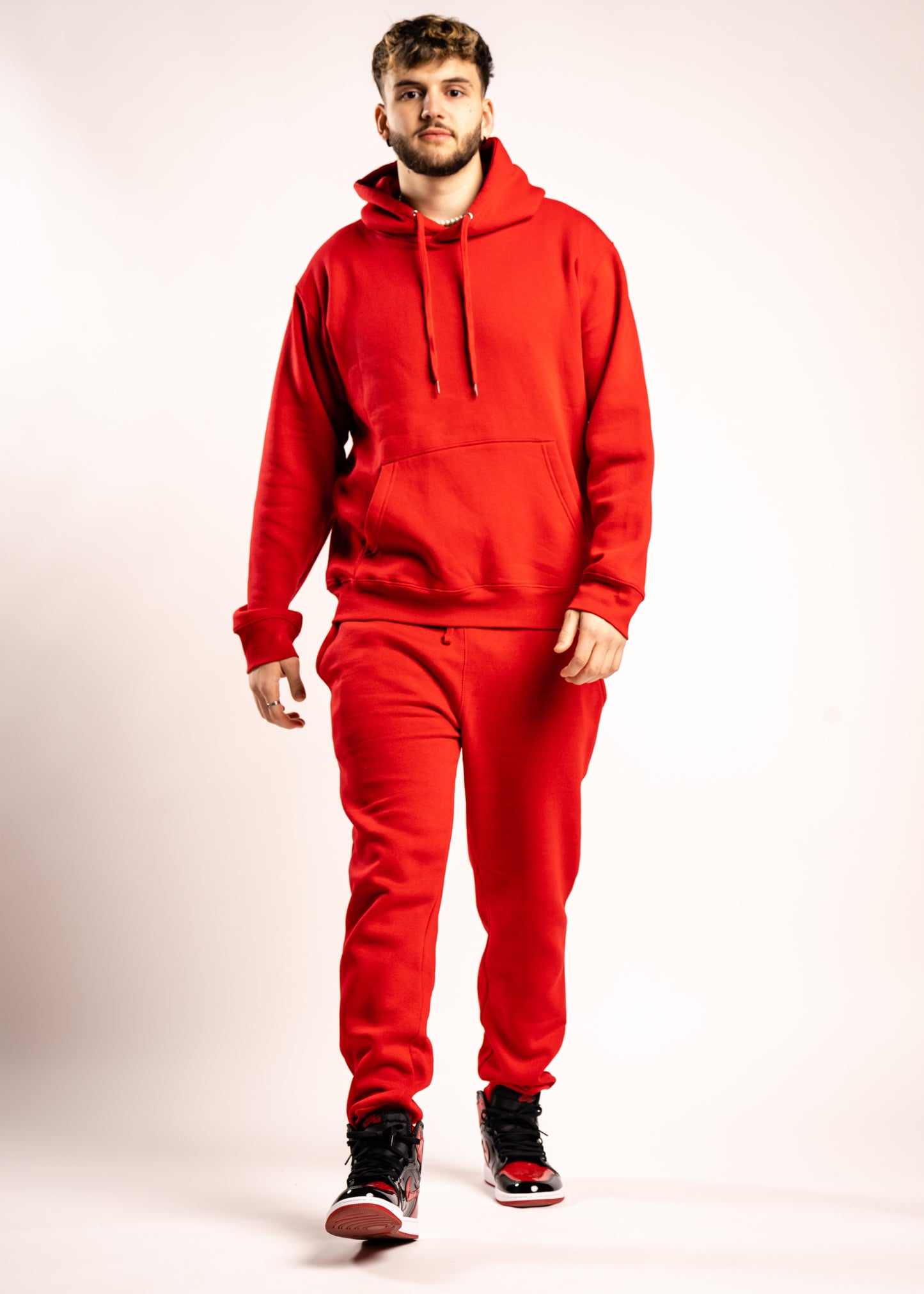 Red Heavy Blend Fleece SweatSuit