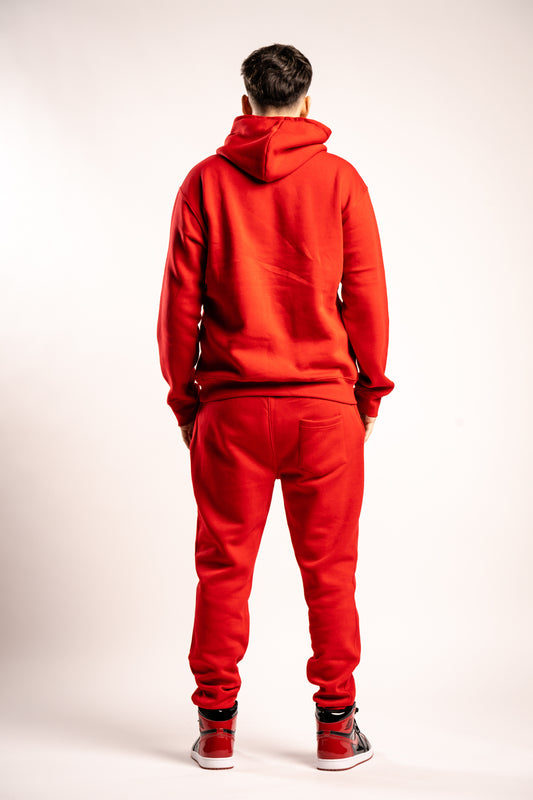 Red Heavy Blend Fleece SweatSuit
