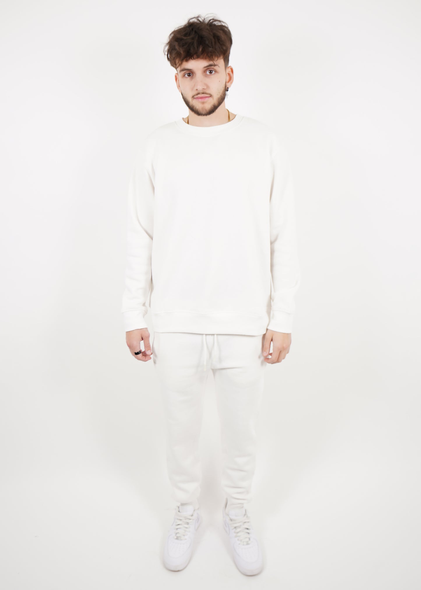 Tight Fleece Crew-Neck SweatSuit