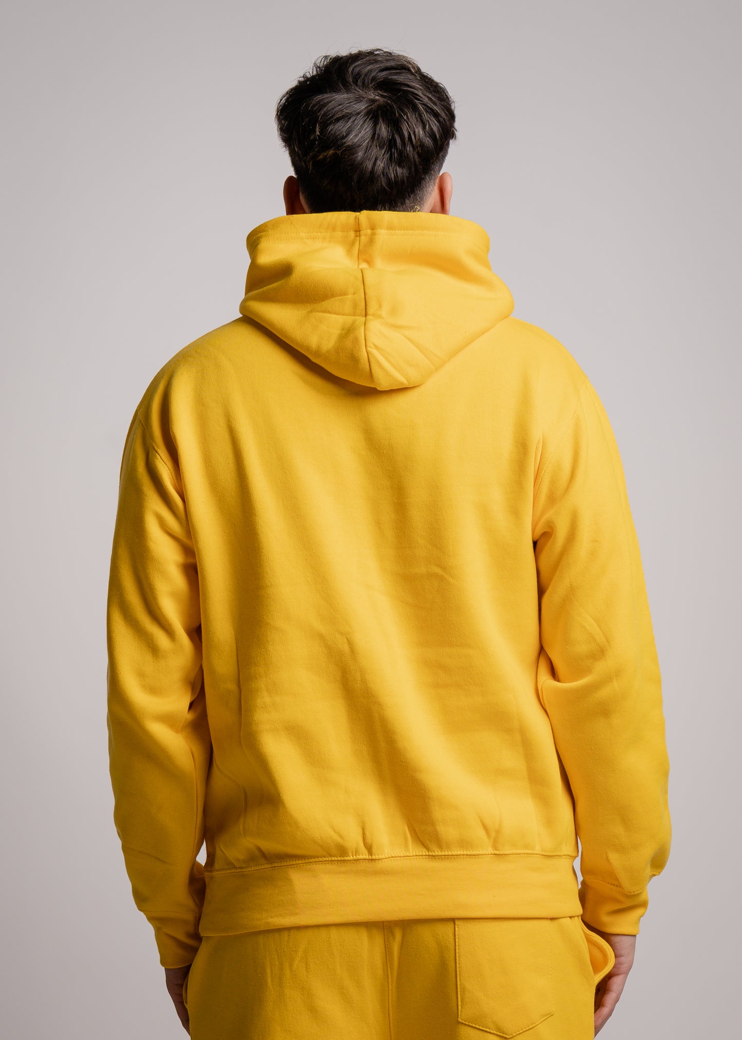 Yellow Heavy Blend Fleece Hooded Sweatshirt