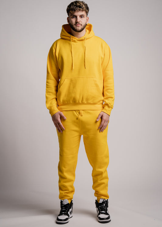 Yellow Heavy Blend Fleece SweatSuit